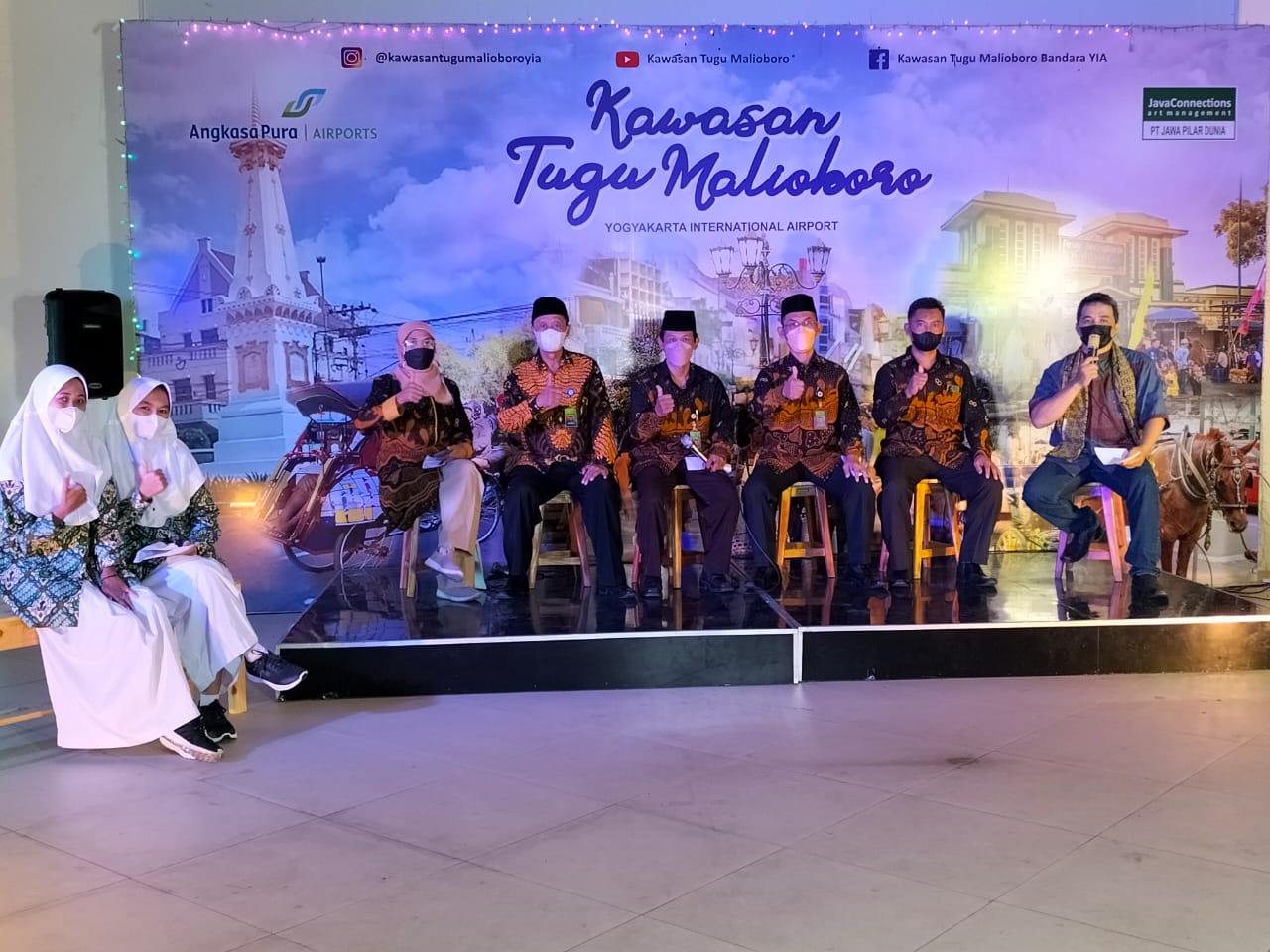 MAN 1 Kulon Progo gelar acara talkshow di Komplek Tugu Malioboro Bandara Yogyakarta International Airport, Kulon Progo, DIY.