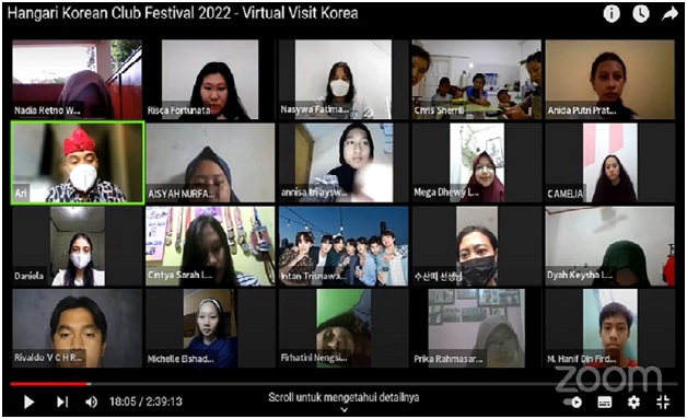 Hangari Korean Club Festival 2021 kembali digelar di Universitas Esa Unggul (UEU).