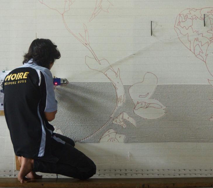 Karpet Handmade Premium Lokal Moire Mulai Bidik Pasar Global