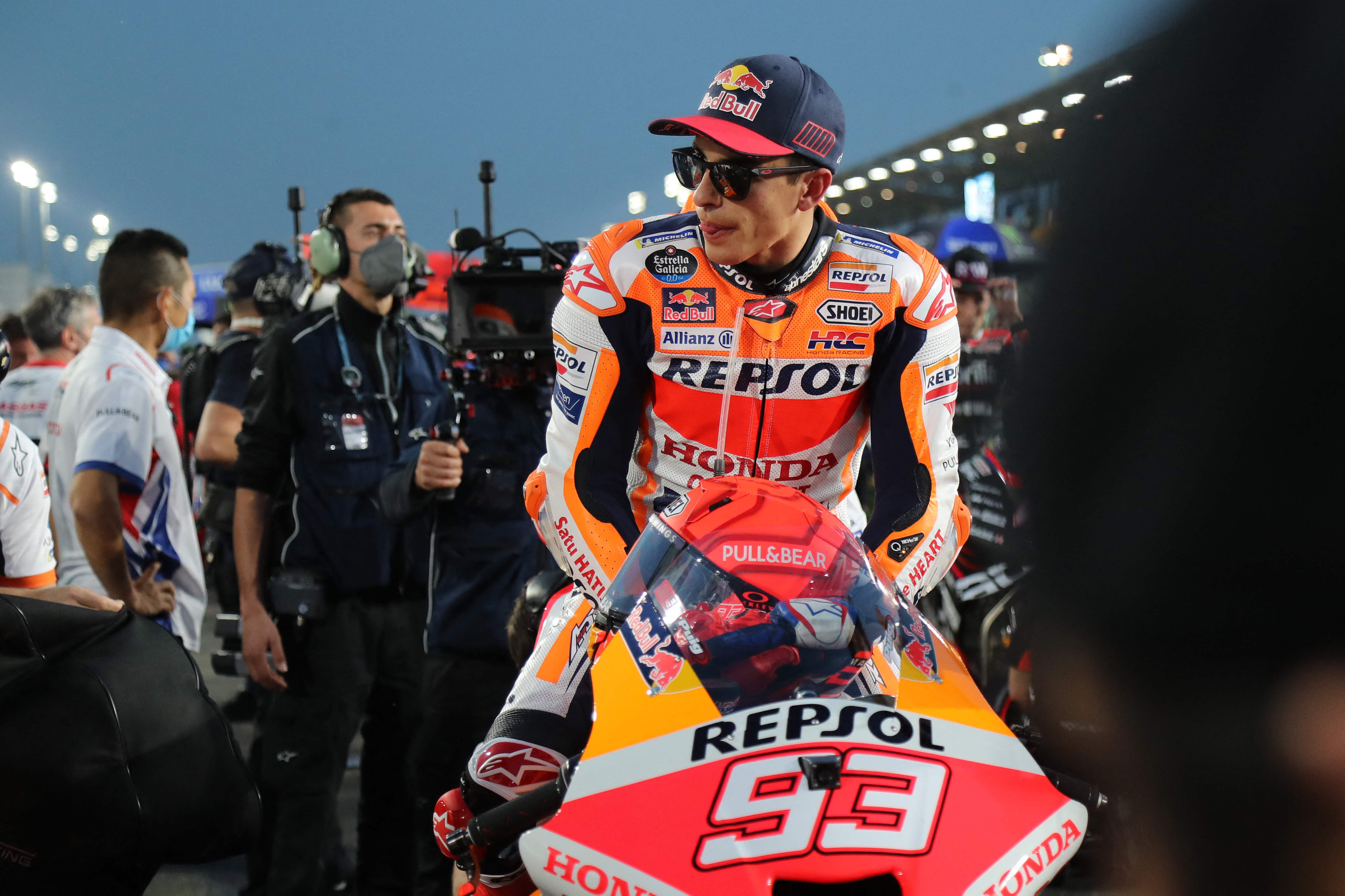Pembalap tim Repsol Honda Marc Marquez. 
