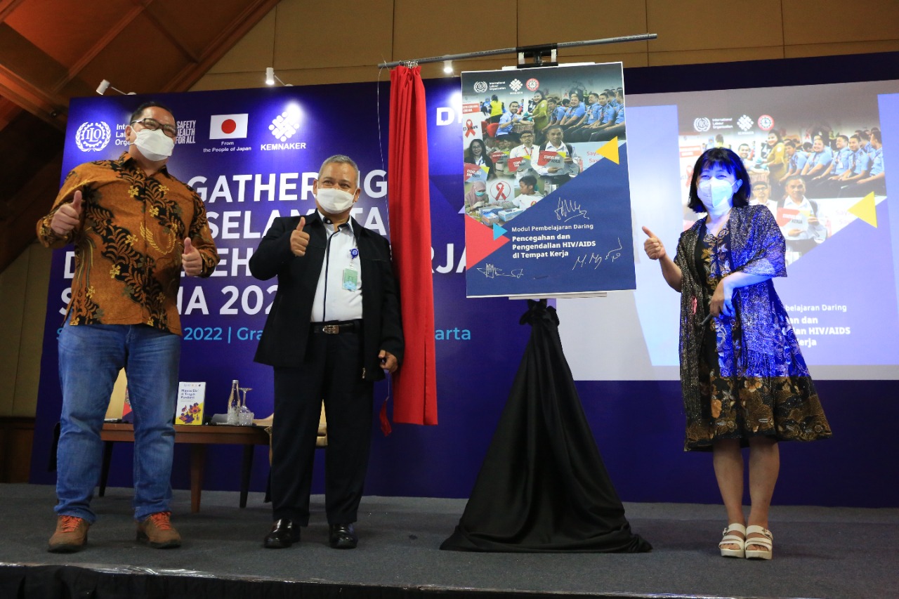 Diskusi ILO dan kemenaker mengenai Budaya K menyambut Hari K3 Sedunia