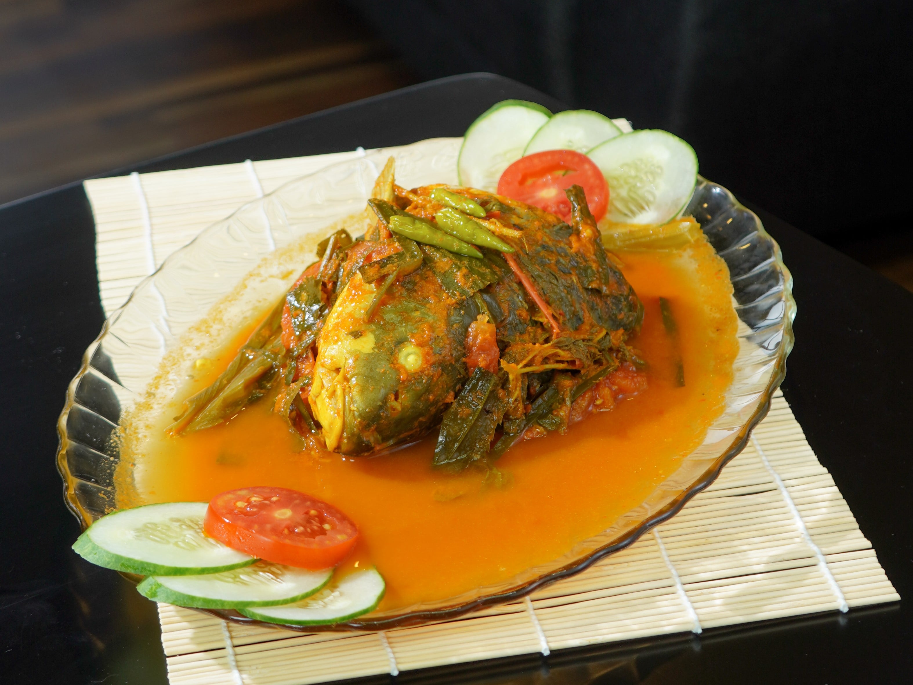 Gulai ikan semah.