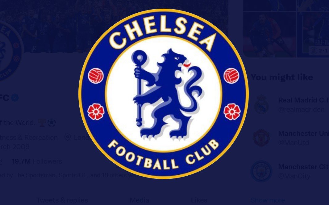 Logo klub Liga Primer Inggris Chelsea