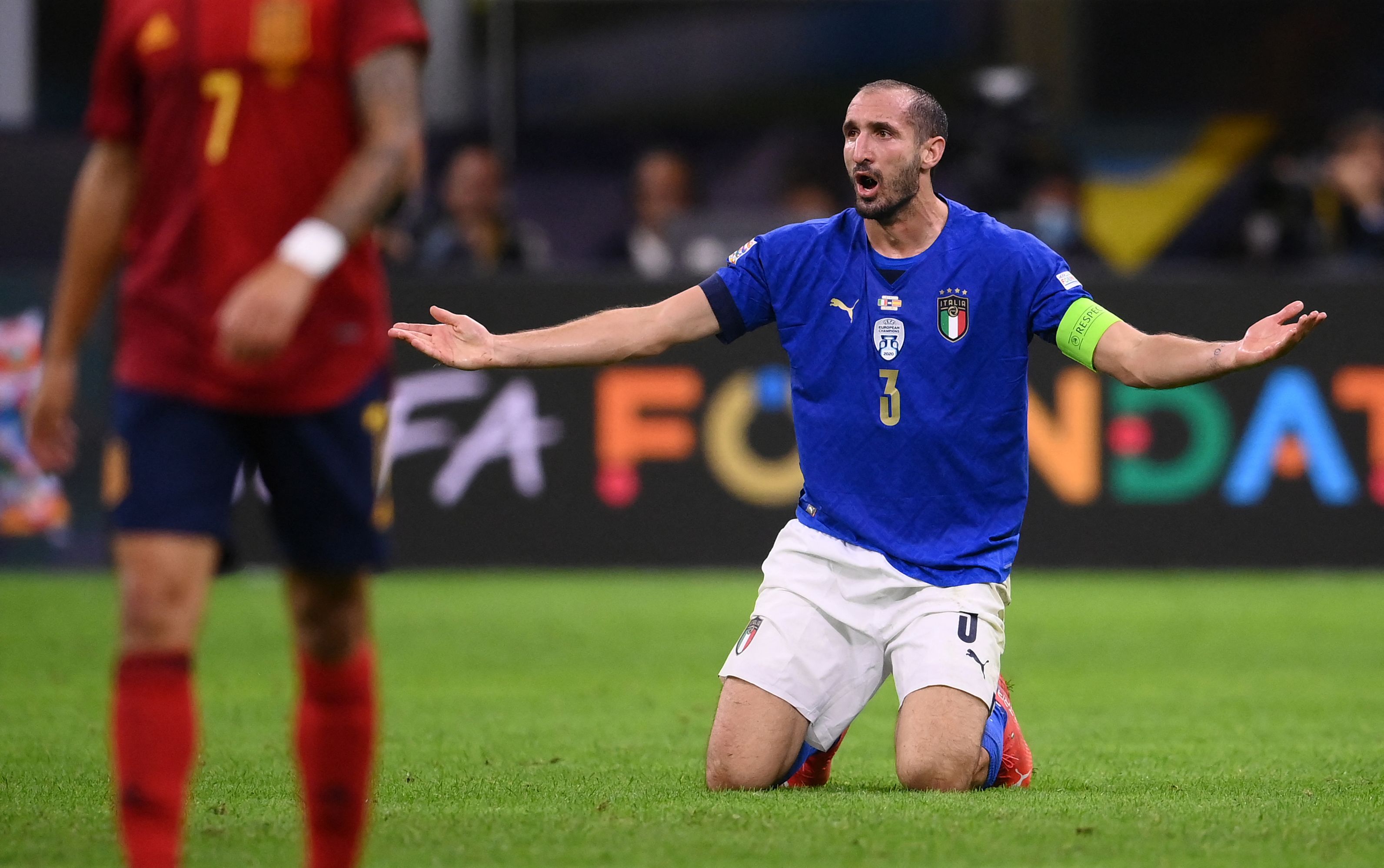 Bek timnas Italia Giorgio Chiellini