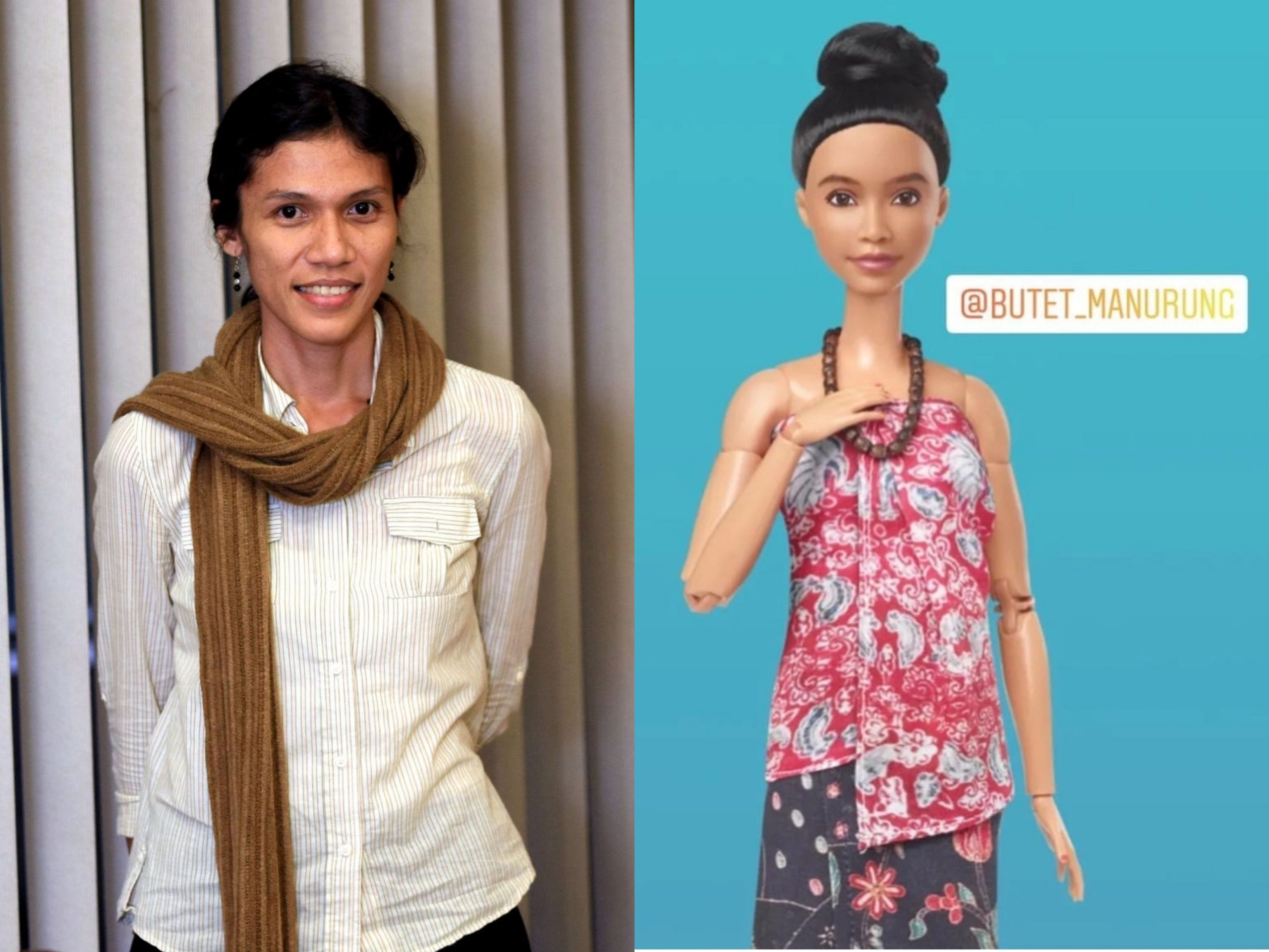 Barbie membuat boneka yang merepresentasi sosok Butet Manurung.