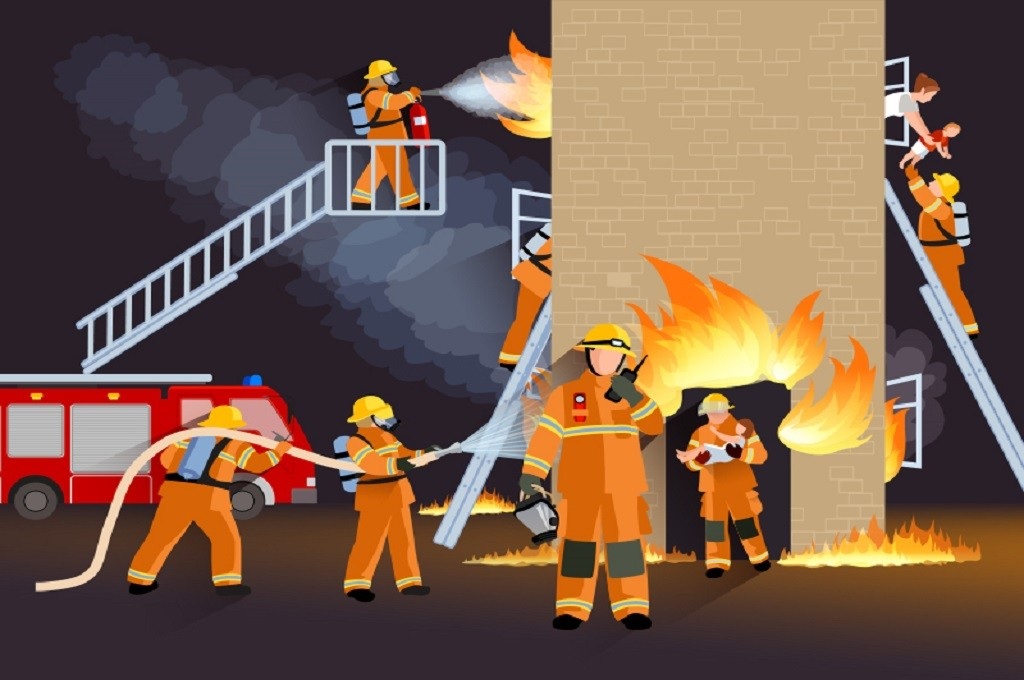 Sejumlah Ruang Kantor Polres Demak Terbakar