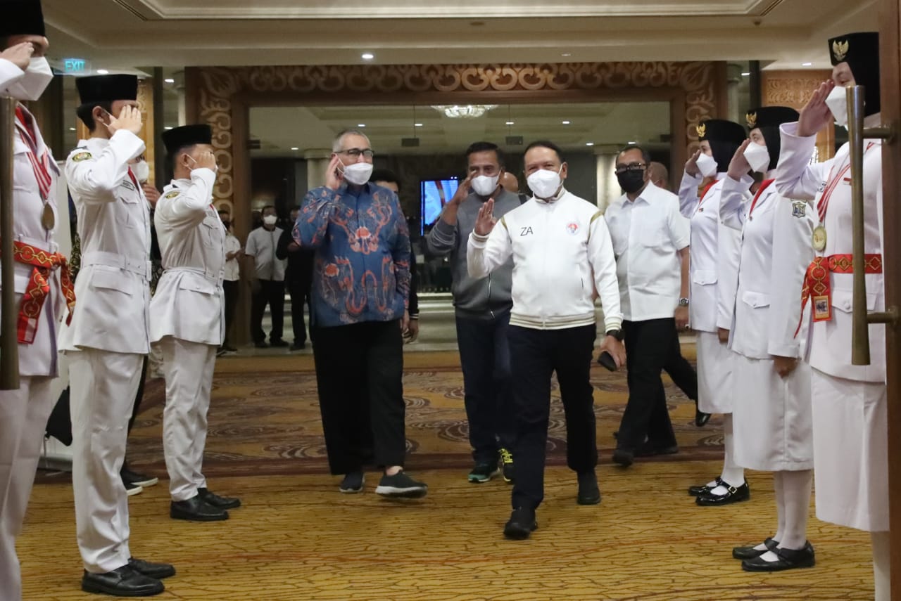 Menpora Zainudin Amali menekankan sinergitas antara pemangku kepentingan dibidang kepemudaan sangat penting,