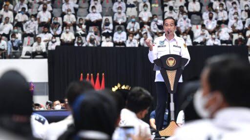 Presiden Joko Widodo dalam Pembukaan Silaturahmi Nasional Apdesi 2022