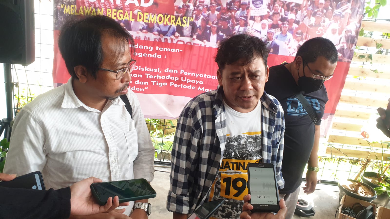 Aktivis 98 Unpad Bandung menolak wacana penundaan pemilu dan masa jabatan presiden selama tiga periode