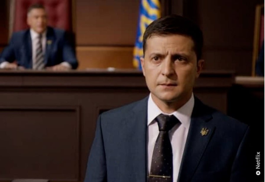 Penampilan Presiden Ukraina Volodymyr Zelensky di serial Servant of the People