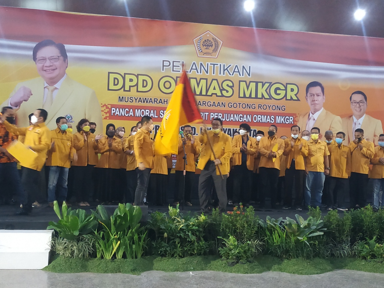 Pelantikan DPD MKGR DIY, Minggu (27/3)