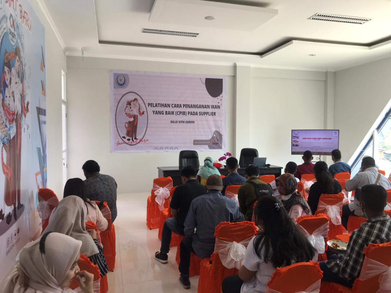 Pelatihan penerapan sistem jaminan mutu perikanan di Ambon.