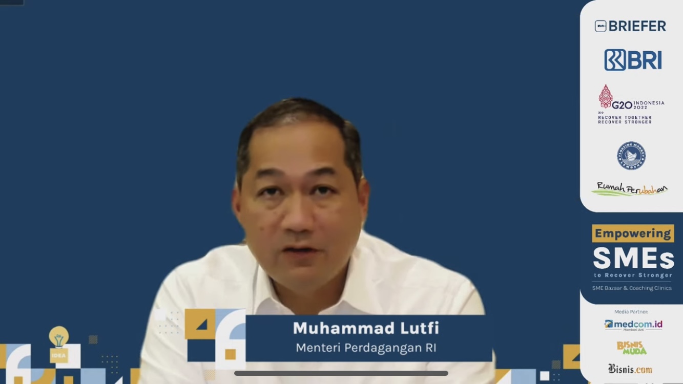 Mendag Lutfi: UKM Harus Manfaatkan Tren Ekonomi Digital 