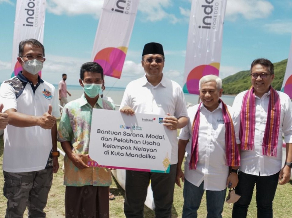 Indosat Ooredoo Hutchison Jalankan Pemberdayaan Komunitas di Mandalika