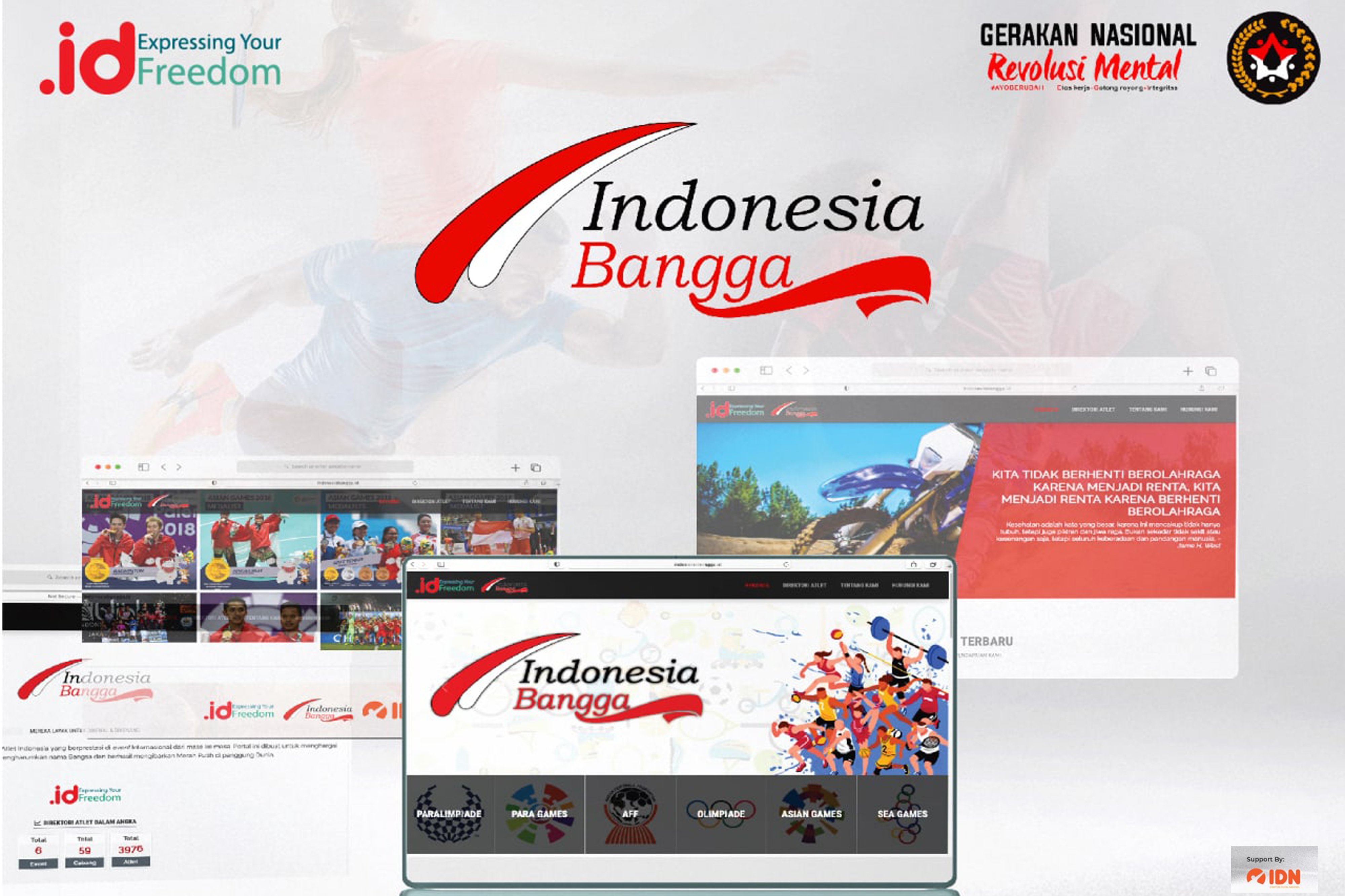 Direktori atlet Tanah Air.