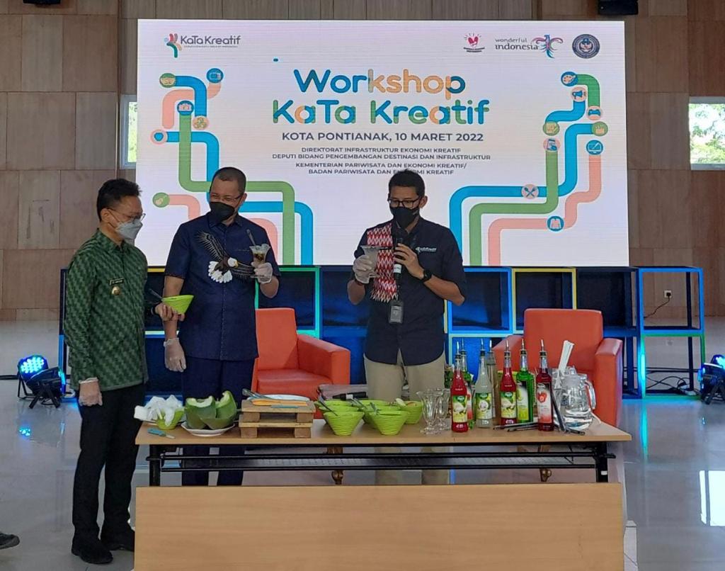 Workshop Pengembangan Kabupaten/Kota (KaTa) Kreatif Indonesia 2022 dilaksanakan di Pontianak, Kalimantan Barat. 