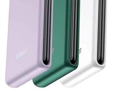 RT180 dilengkapi dengan lampu indikator dan tombol on/off di bagian sisi pinggirnya. Powerbank ini juga dilengkapi dengan input dual port.