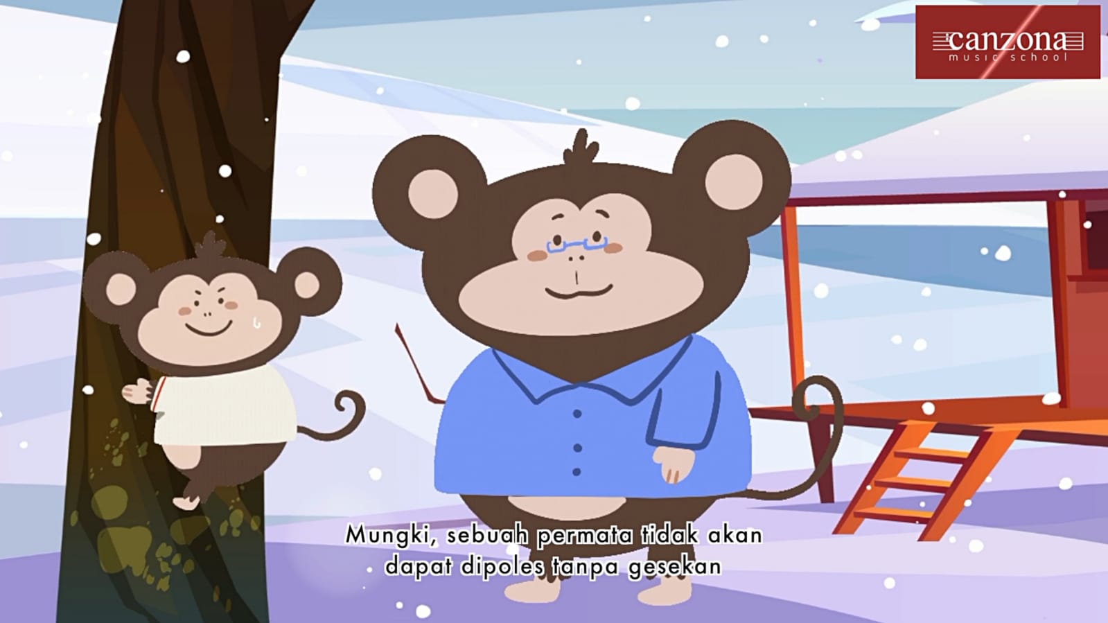 Penayangan drama si Mungki yang jadi rangkaian konser musikal Canzona Music School