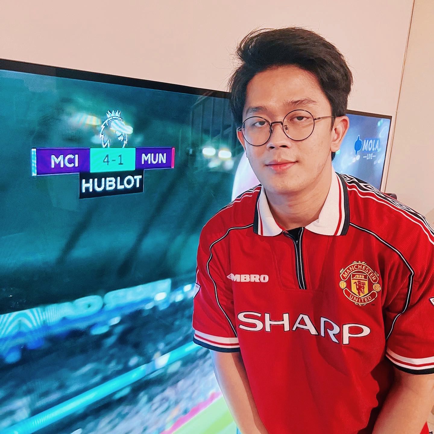 Salah satu  fan Manchester United