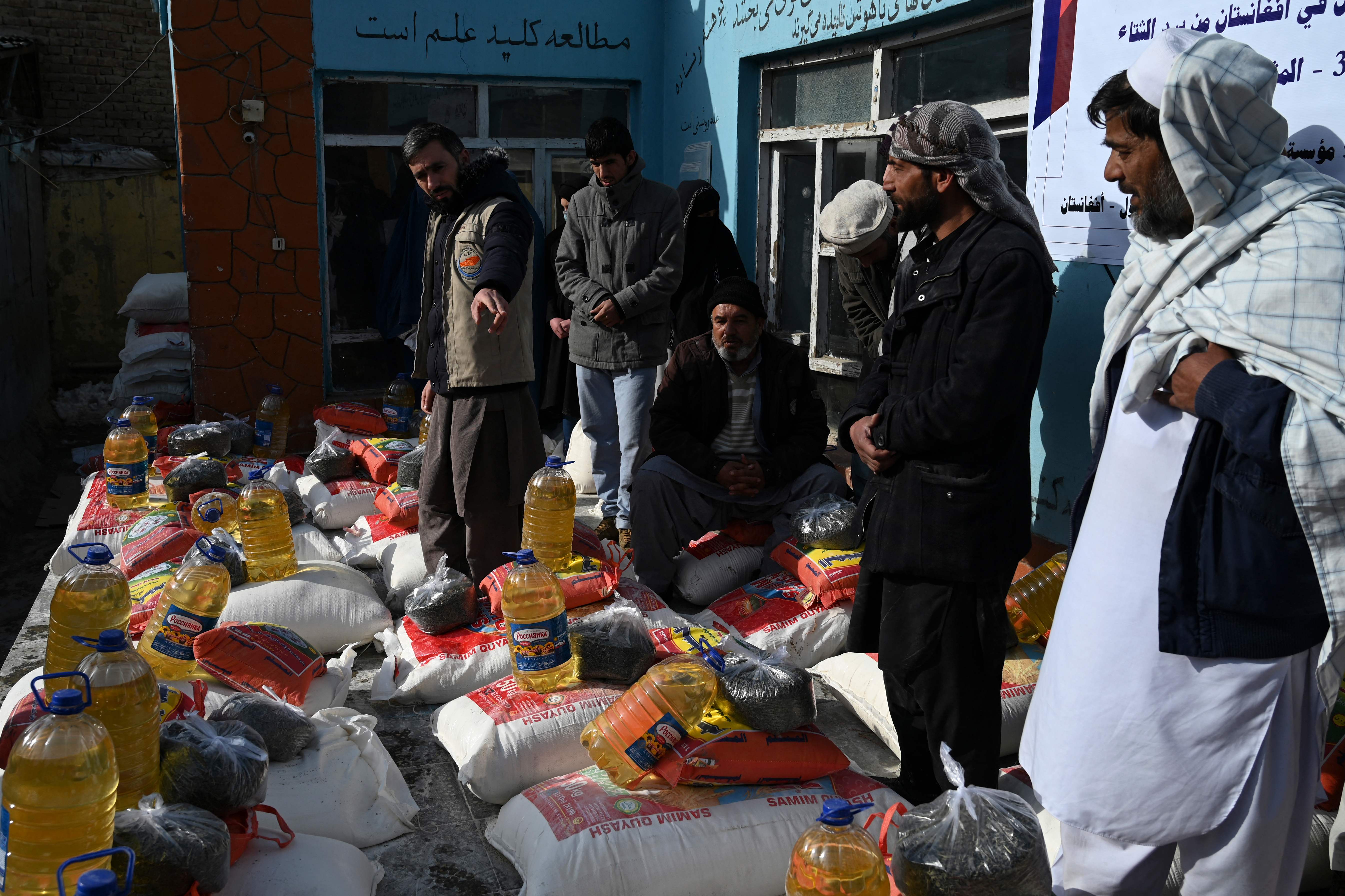 Bantuan makanan untuk warga Afghanistan