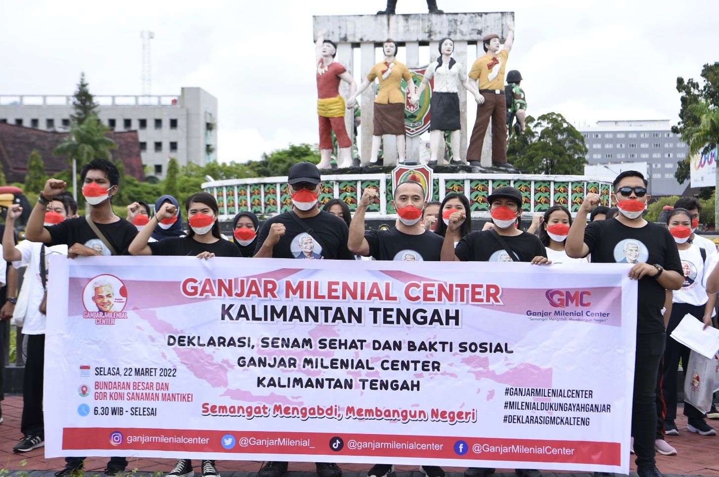 Milenial Kalteng Nilai Ganjar Tepat Lanjutkan Kepemimpinan Jokowi 