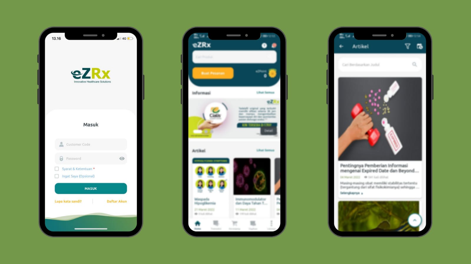 Fitur eZEducation di platform eZRx