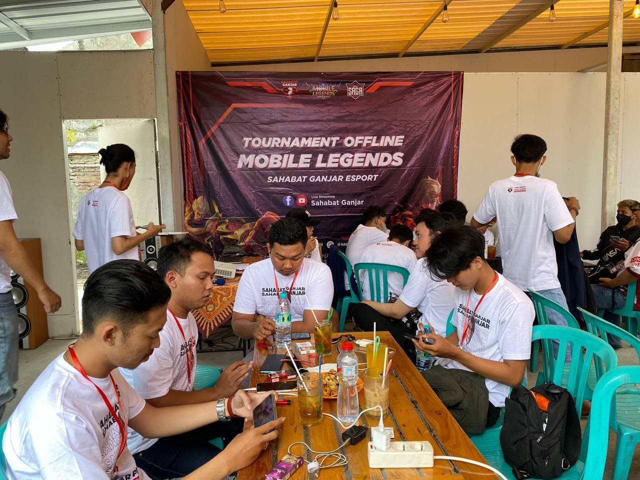 Turnamen Mobile Legend yang digelar Relawan Sahabat Ganjar