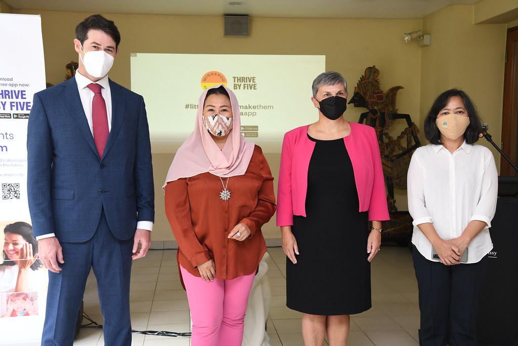 Peluncuran Cilukbalita dihadiri Yenny Wahid, Duta Besar Australia Penny Williams serta Direktur Minderoo Foundation Andrew Hunter.