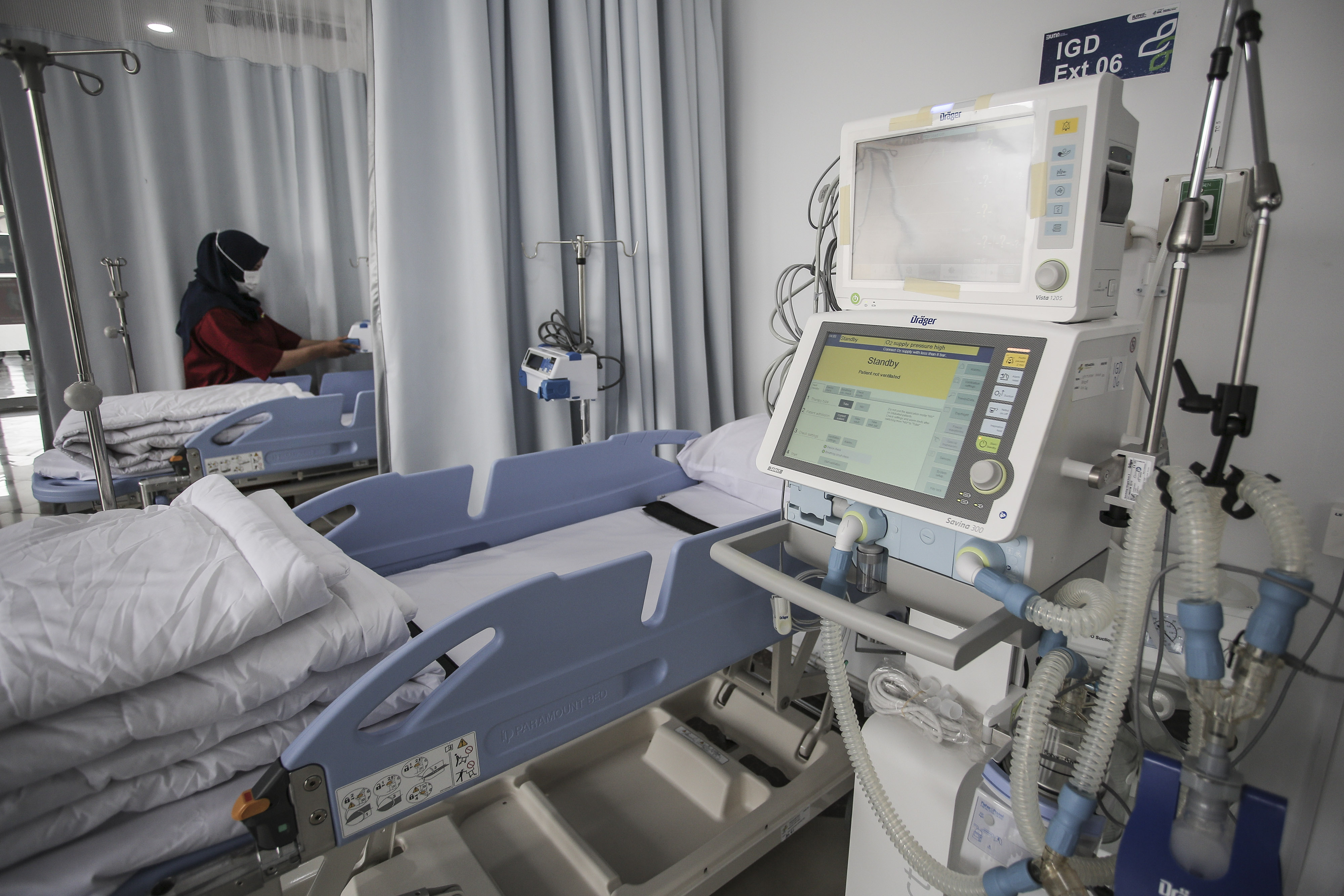 BOR RS Covid-19 di Jakarta Kurang dari 20%