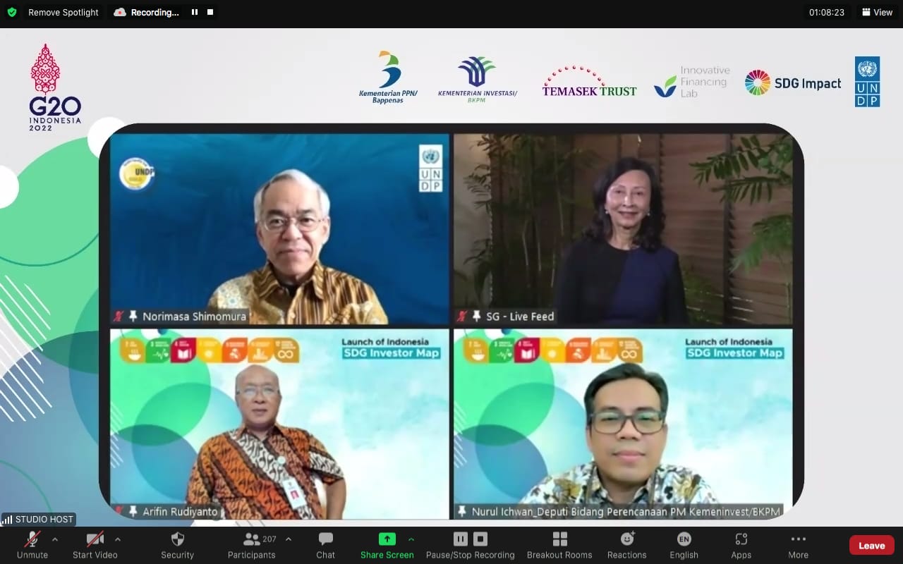 Peluncuran Peta Investor SDG Indonesia