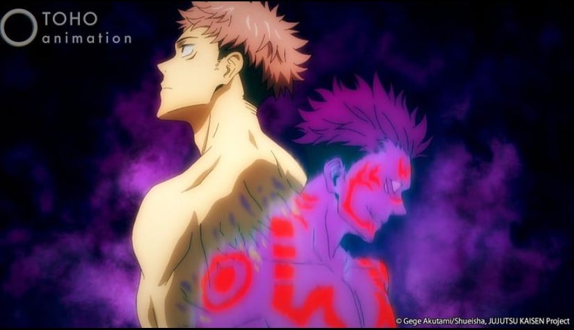 Poster serial anime Jujutsu Kaisen