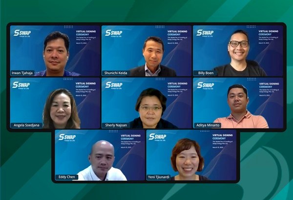 Acara penandatanganan virtual Swap Energy.