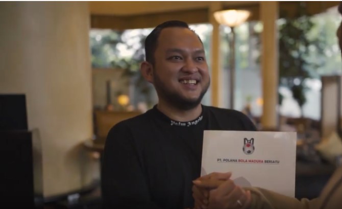 Manajer Madura United Zainal Hudha Purnama