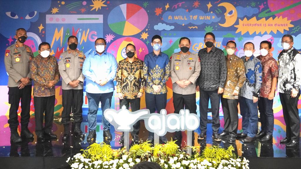 Peresmian kantor baru Ajaib