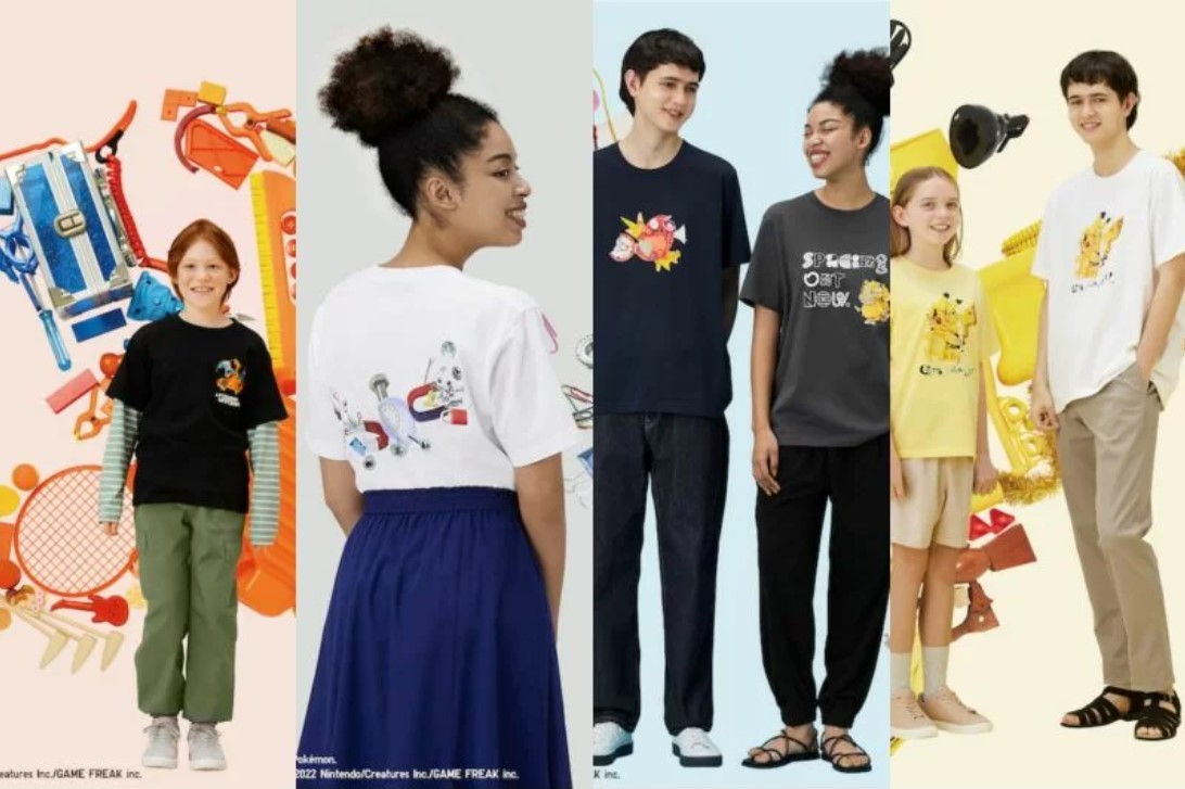 Kaos Pokemon keluaran Uniqlo