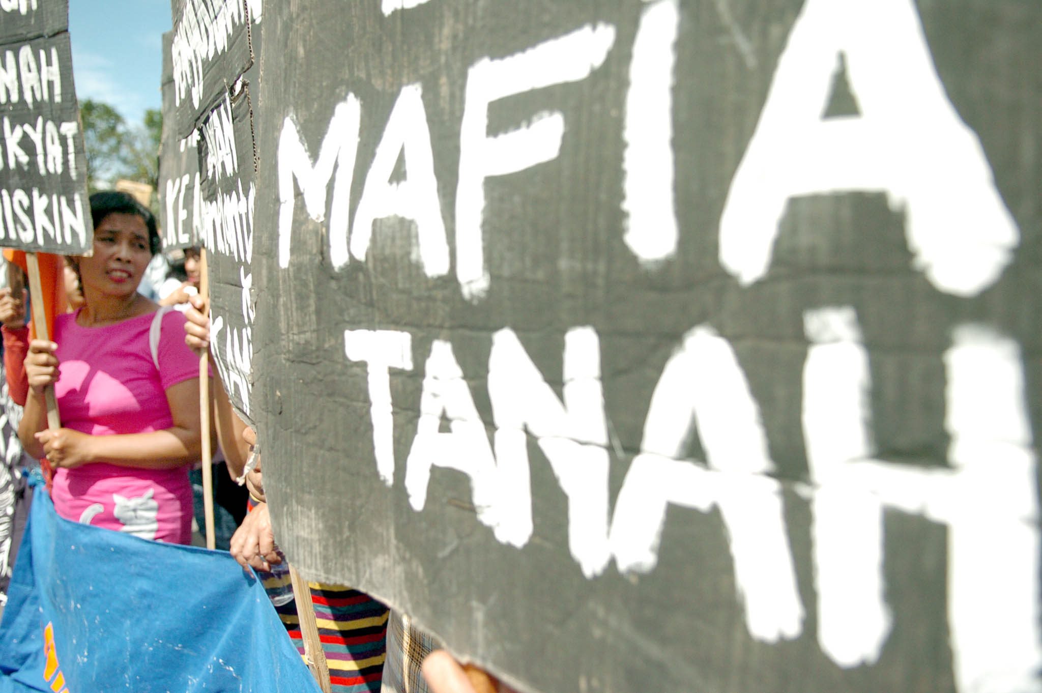 Ilustrasi mafia tanah