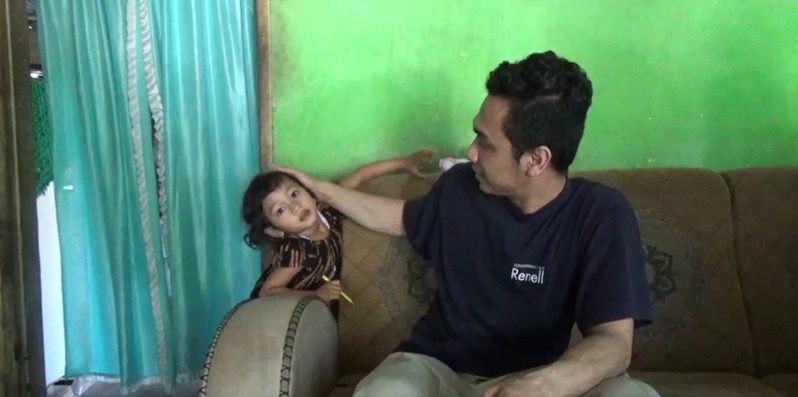 Zulham sangat senang bisa selamat dan berkumpul Kembali dengan keluarga.