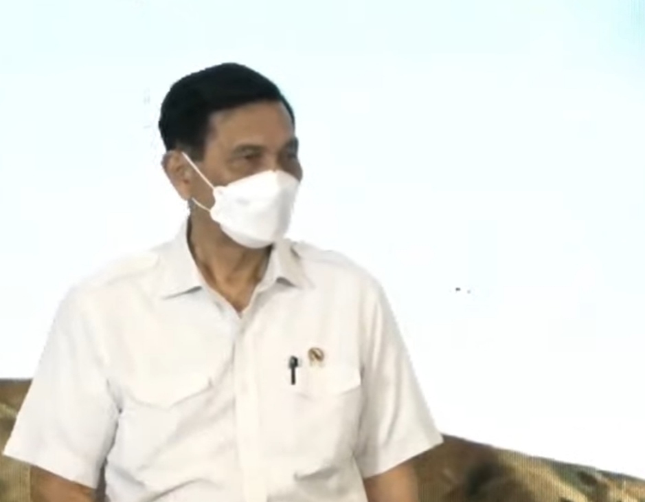  Menteri Koordinator (Menko) Bidang Kemaritiman dan Investasi (Marves), Luhut Binsar Panjaitan.