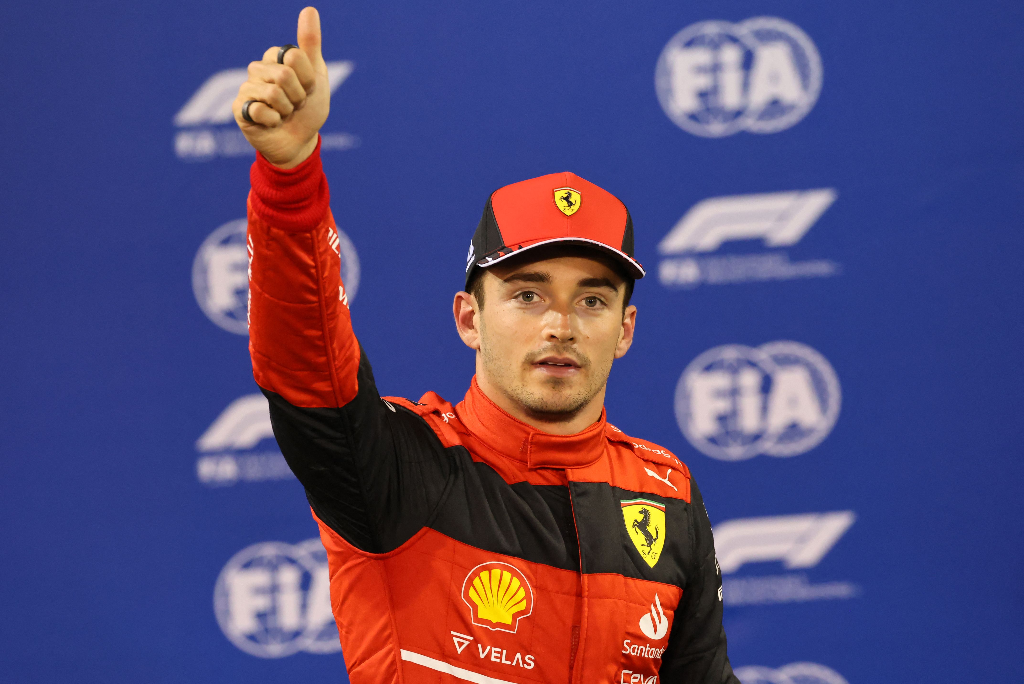 pembalap Ferrari Charles Leclerc