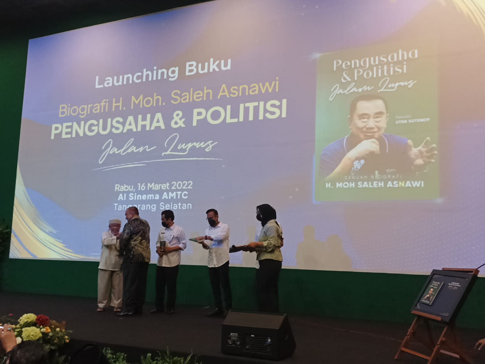 Acara peluncuran buku biografi H Moh. Saleh Asnawi, 'Pengusaha dan Politisi: Jalan Lurus' 