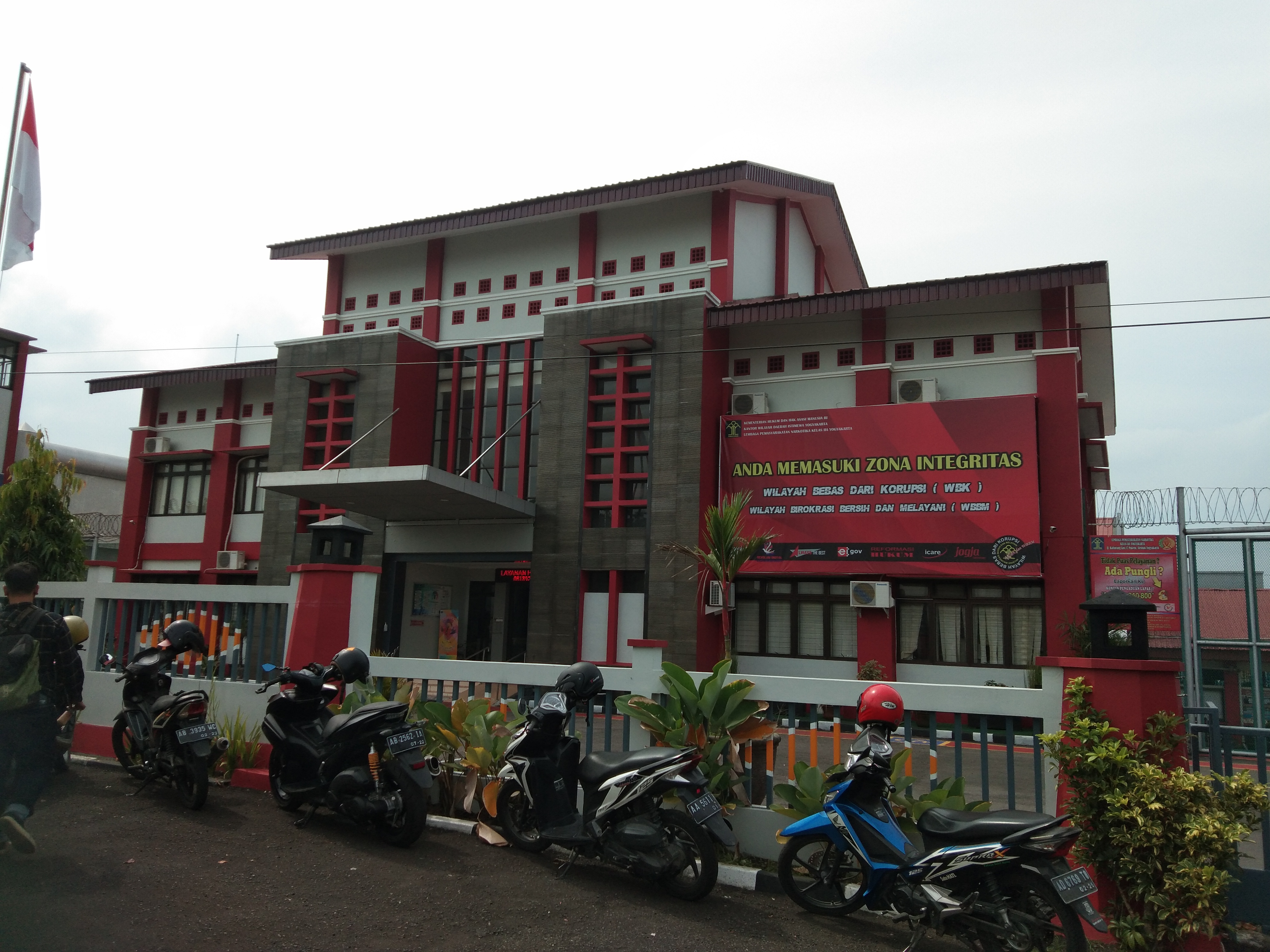 Suasana LP Narkotika Kelas II A Yogyakarta.