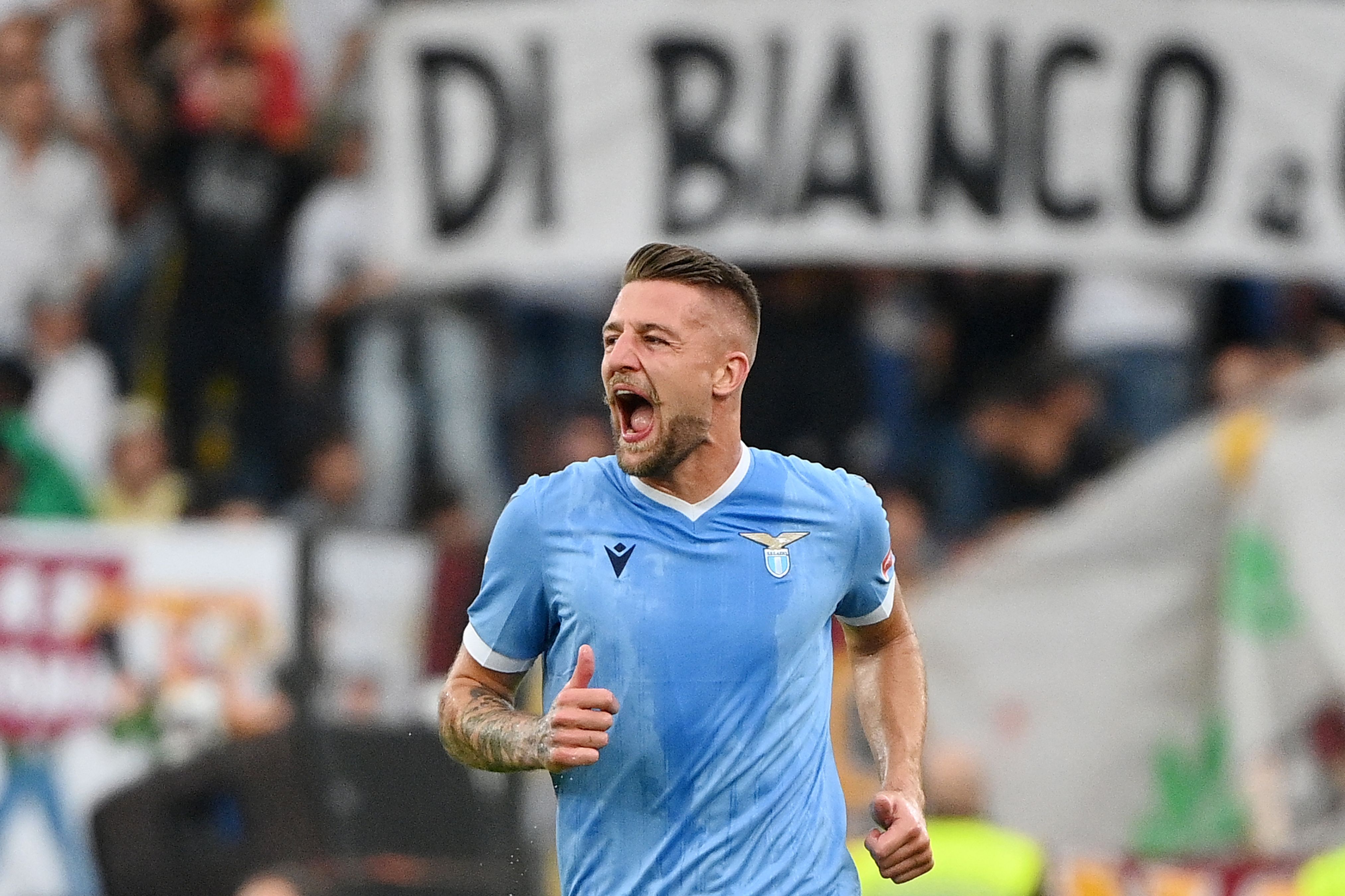 Gelandang Lazio Sergej Milinkovic-Savic
