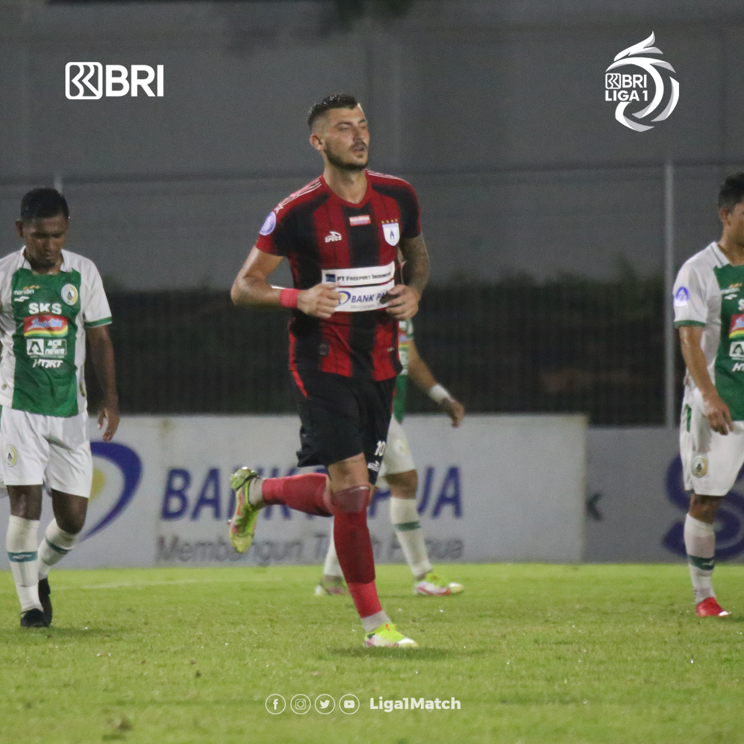 Yehven Bokhasvili menyumbangkan salah satu gol bagi Persipura