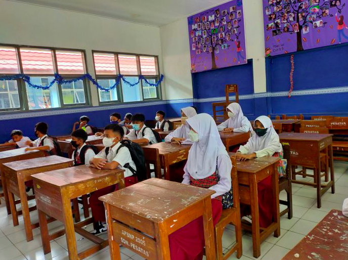 Ilustrasi - Siswa belajar di kelas