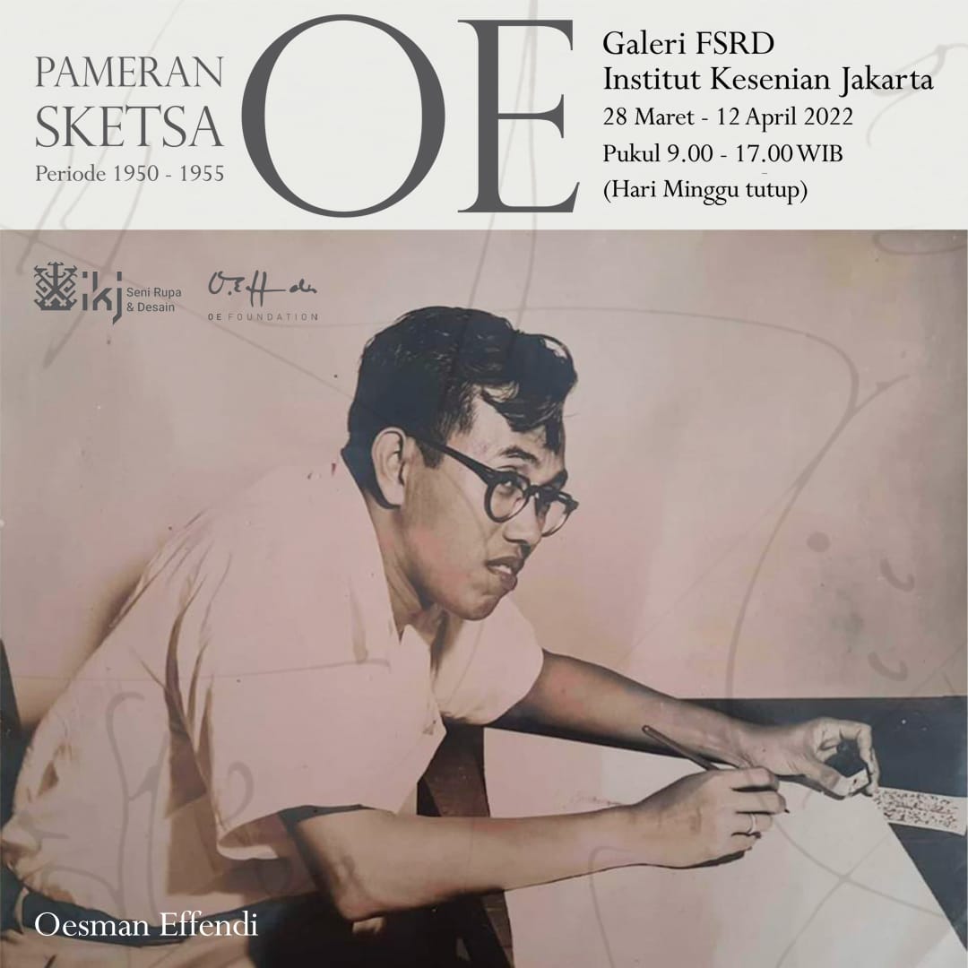 Pameran Sketsa Oesman Effendi di IKJ