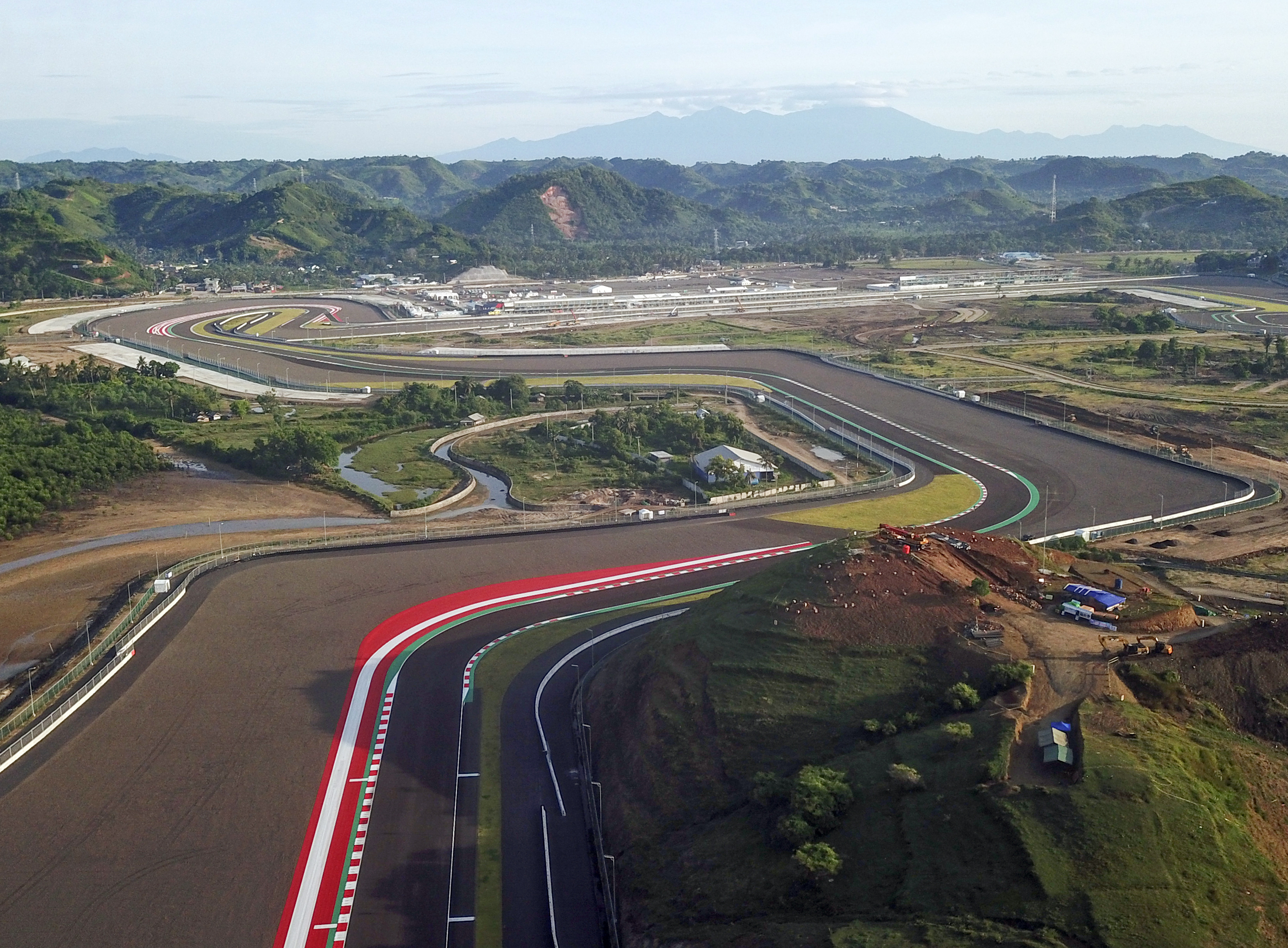 Sirkuit Jalan raya Pertamina Mandalika yang digunakan untuk ajang MotoGP Mandalika