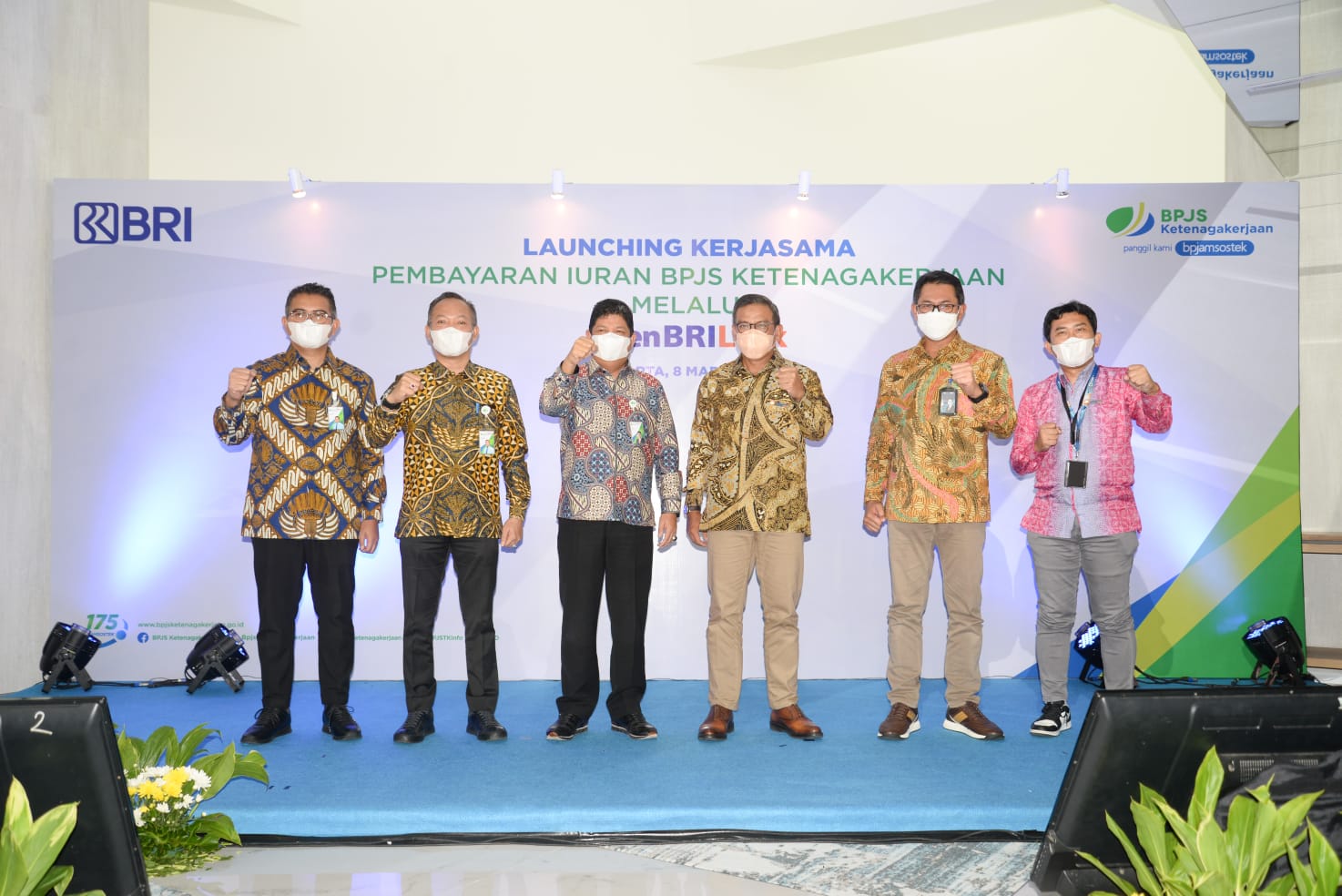 BPJS Ketenagakerjaan dan BRI menjalin kerja sama pembayaran iuran BPJS Ketenagakerjaan melalui Agen BRILink.