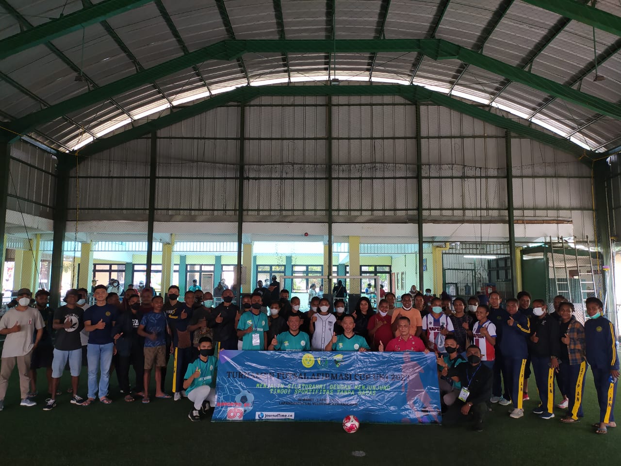 Mahasiswa Afirmasi Papua dan SM3T UNJ menggelar Turnamen Futsal Afirmasi UNJ Cup I, diikuti 22 tim putra dan 9 tim putri hingga 1 April 2022