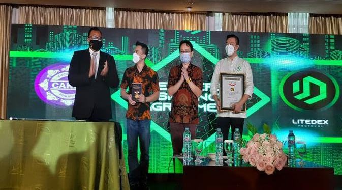 Penandatanganan kerja sama Litedex Protocol dengan CAKRA