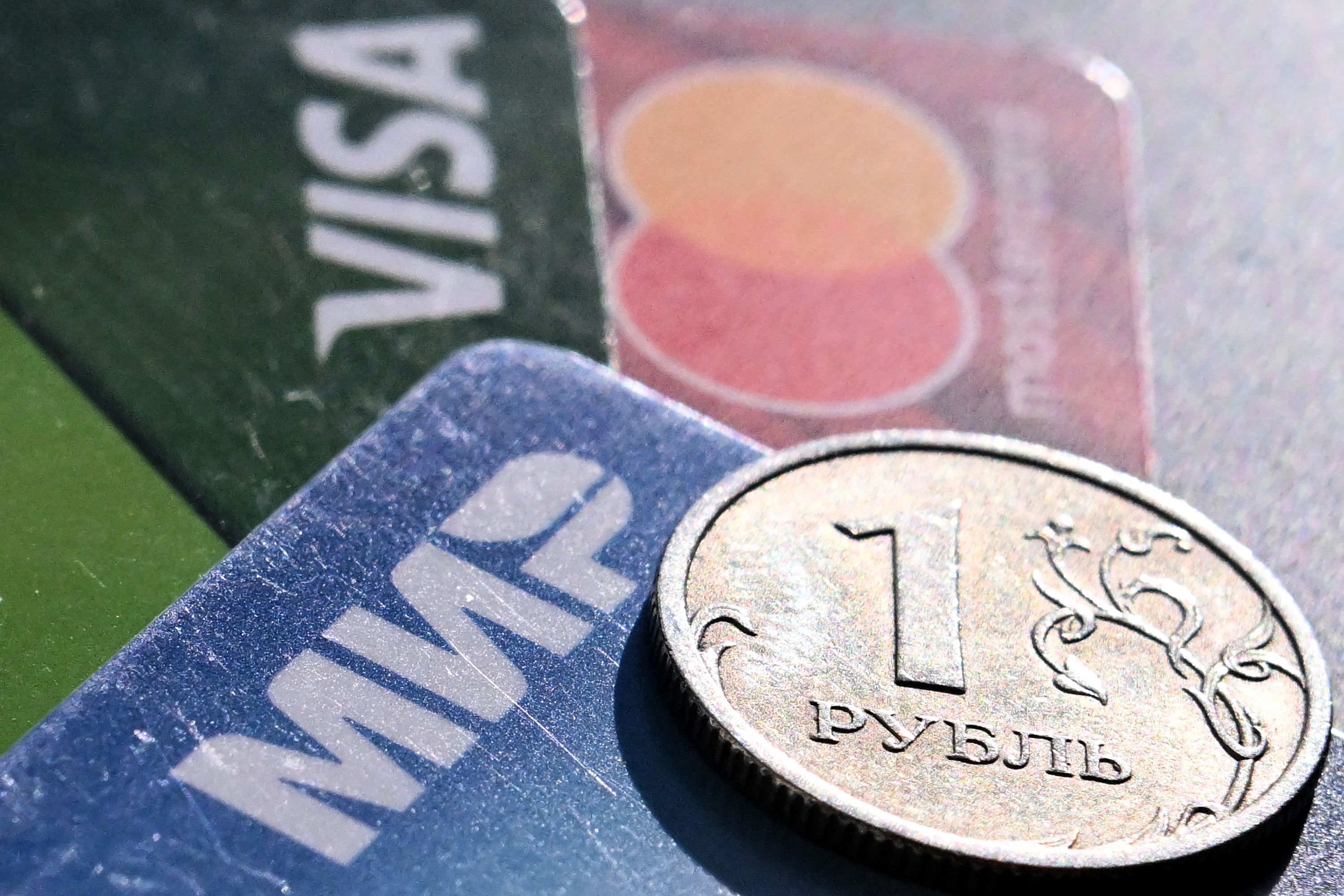 Koin rubel, mata uang Rusia